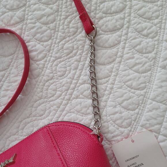 Betsey Johnson XOANAYA Crossbody Pink/Black NWT Retro - Picture 5 of 16